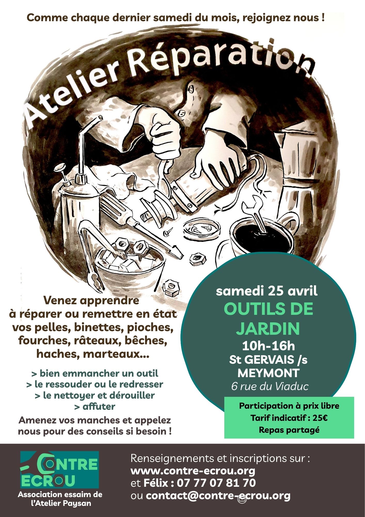 25/04/2026_atelier réparation OUTILS DE JARDIN
